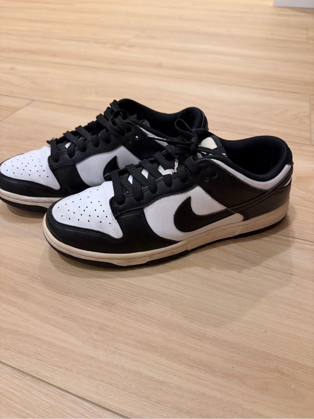 Nike Black and White Low-Top Sneakers